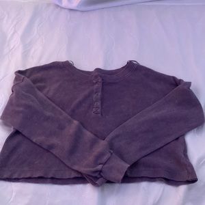 new purple aeropostale crop top